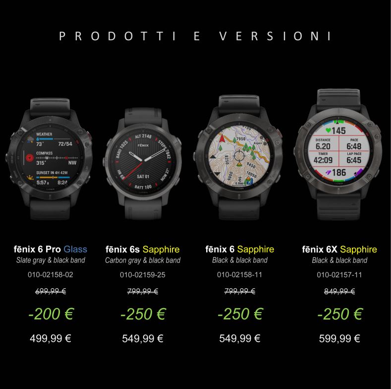 SCONTI SINO A 250 € SUGLI OROLOGI GARMIN FENIX 6 | Convenzioni CISL